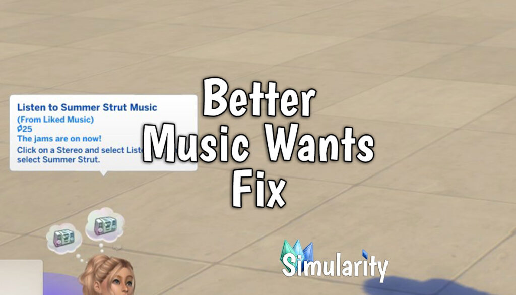 Simularity - Better Music Wants Fix